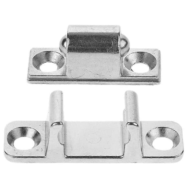 1 Set Universal Spiskåpa Glaspanel Fäste Enkel Installation Hållbar Metallspärr För Köksfläktskåpsdörr