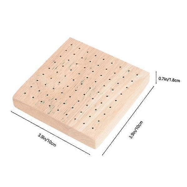 3 stk. kakepopstativ med flere hull, displayholder i tre for klubber As Shown 1