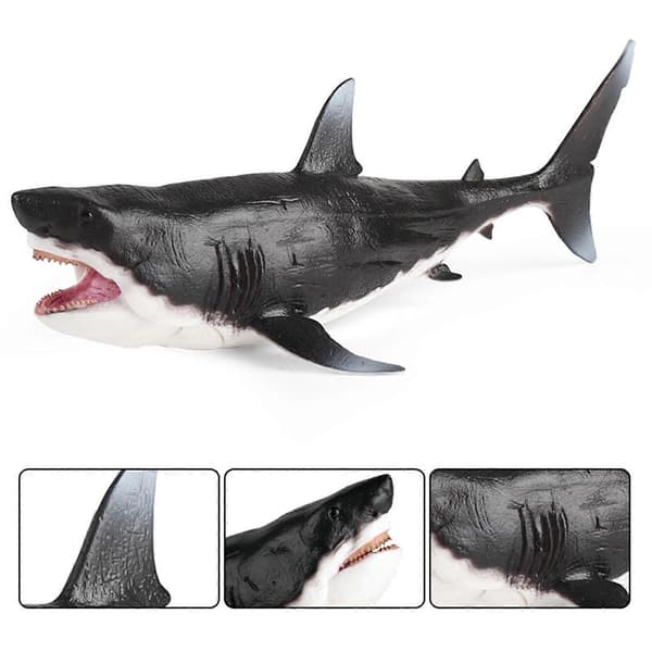 Megalodon Actionfigur Figur Stor Haj Fisk til Børn Drenge Piger