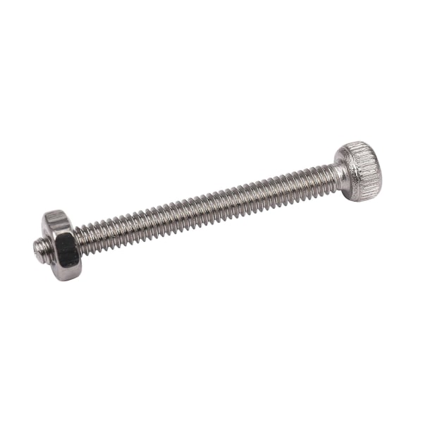 M2 X 20 mm lång insexhylsa räfflade cap Bultar Muttrar Set 20st