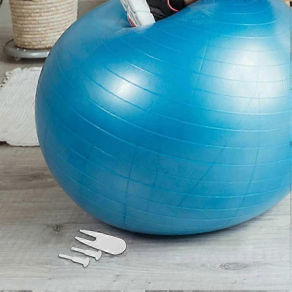 Udskiftningssæt til træningsboldprop, luftstopperstiftadapter til yogabold oppustelig seng fitness tilbehør