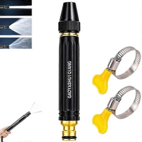 2 st. högtryckstvättspistol för hemmet med booster-munstycke för hemmabruk, het