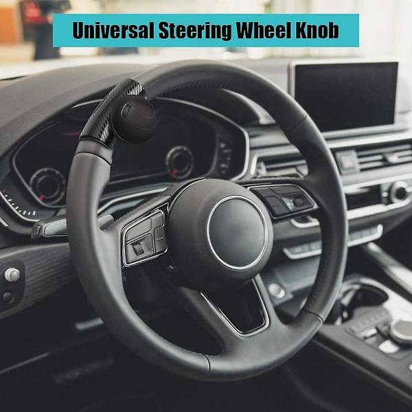 Ratknop, Universal Car Rat Kugle Skridsikret Bil Rat Spinner Power Håndtag Kugle til Bil Wheel Booster (sort) Black