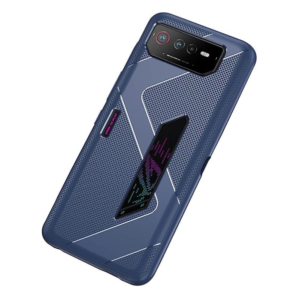 For Asus Rog Phone 6 5g Anti-drop mykt Tpu telefondeksel Anti-ripe smarttelefondeksel Navy Blue