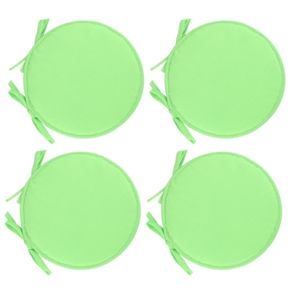 Puter Uteplass Hjem Innendørs/utendørs Stolputer Ro Sete Fortykket Spisestue Stol Pute Ro krakk Big Red 4PCS