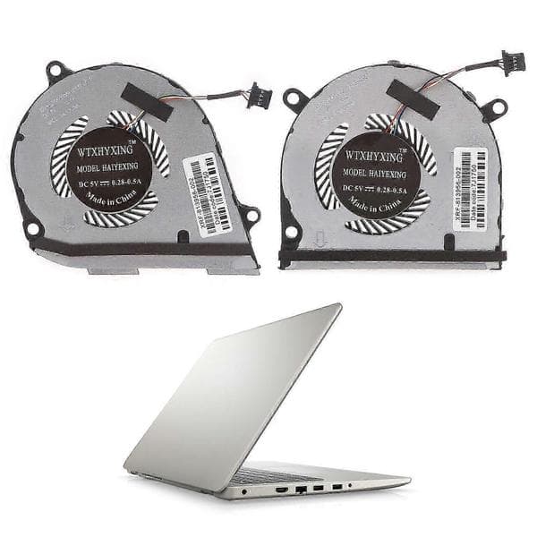HP ENVY X360 15-DS 15-DR Køleventilator L53542 L53541-001 DC 5V 0.5A CPU GPU Køler Radiator CPU GPU