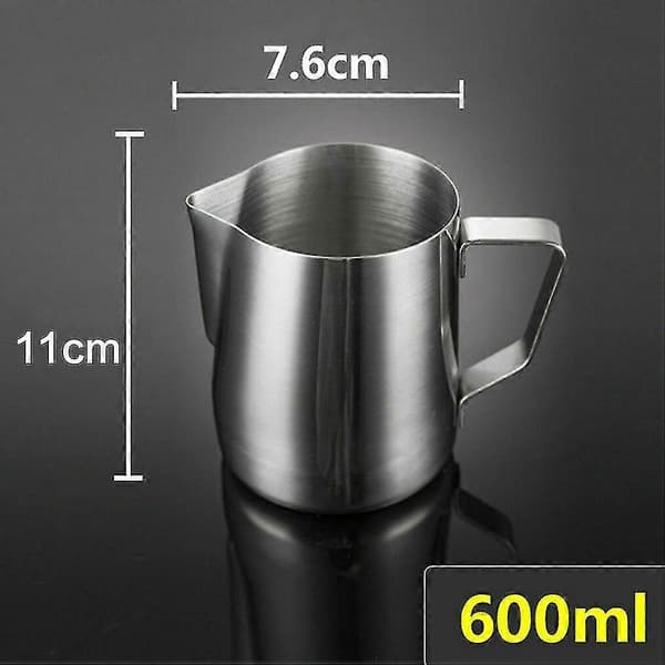 Mode Mjölkskummare i Rostfritt Stål Mjölkkannor 150-600ml Ns2 600ml