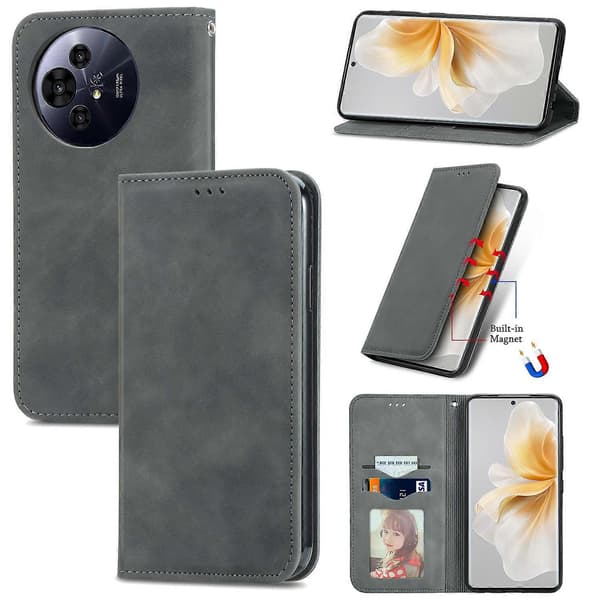 Til TCL 50 Pro NxtPaper 5G Telefon Cover Multicolor Grey