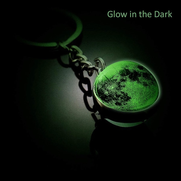 Solar System Planet Nøglering Tilbehør Pendant Glow In The Dark