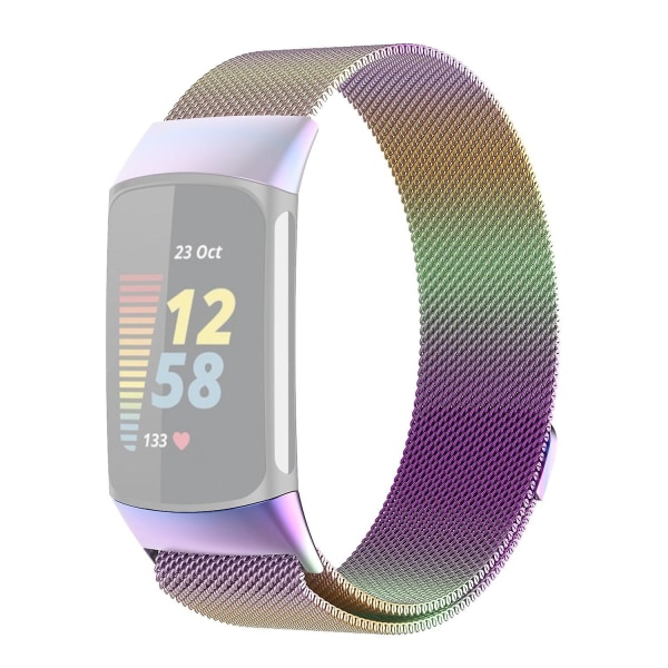 JLT elegant justerbar galvanisering watch för Fitbit Charge 6/5 Multicolor Style F Fitbit Charge 6