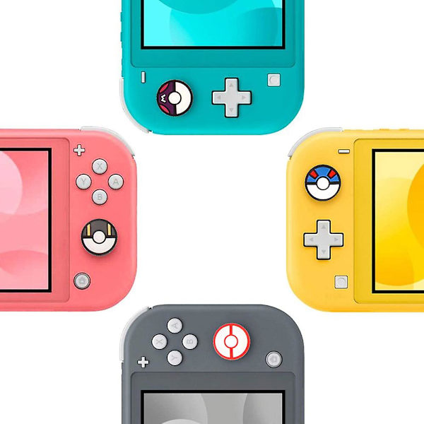 4st silikon analoga tumgreppslock som är kompatibla med Nintendo Switch Oled/switch Lite/switch Joystick cover