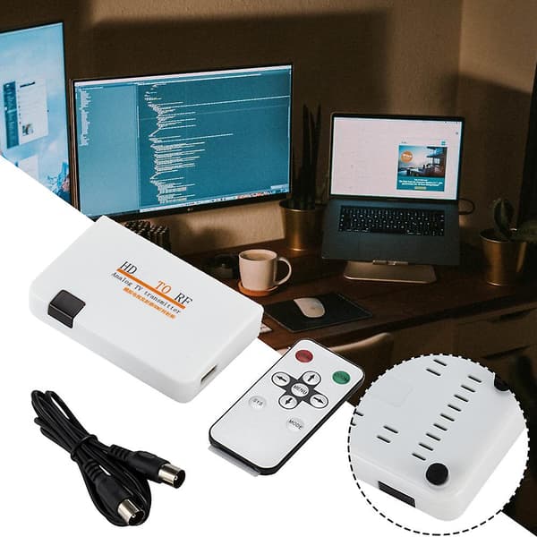 All-Standard omformer analog TV-mottaker sender med fjernkontroll