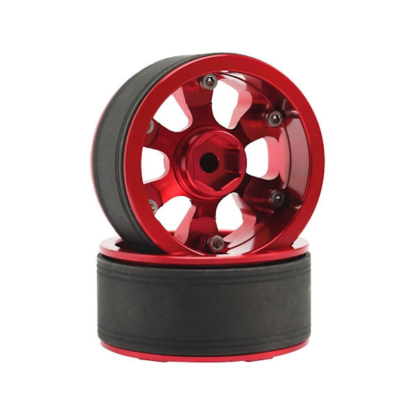4st 115g/st Heavy Duty 1.9 Beadlock Hjulfälgnav för 1/10 Rc Crawler Car Axial Scx10 Trx4 D90 Vs Black
