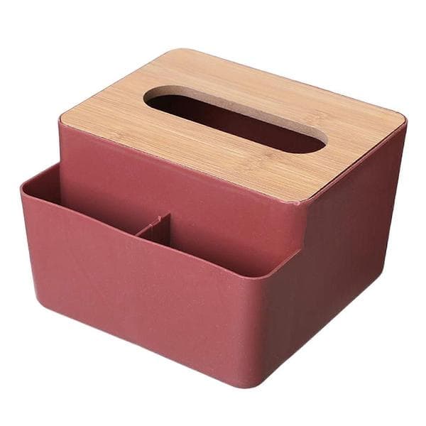 Servietdispenser med opbevaringsrum til køkken hjem gul Pink