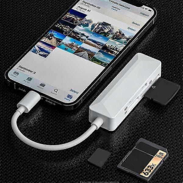 USB C-kortläsaradapter för TF SD XD-minneskort Stödjer SZBYM12