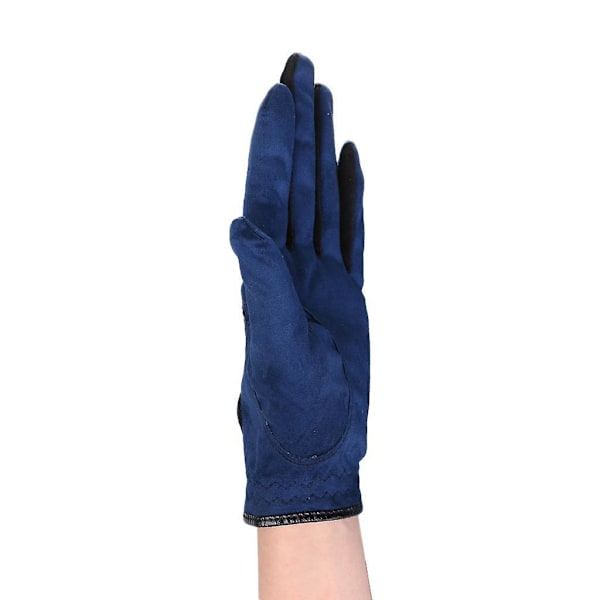 4x premium herr golfhandske mjuk andningsbar full finger vante för vänster hand xs