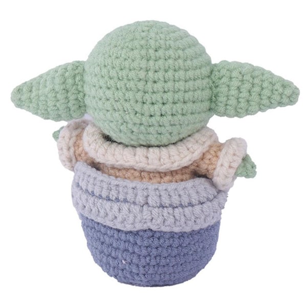 Baby Yoda Star Wars Virkattu Nukke Kawaii Malli Lelu Lämmin Lahja Ystäville Faneille