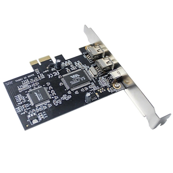 PCI-E - 1394 FireWire -kortti, PCI-Ex1 - IEEE 1394 3-portinen FireWire -kortti, tukee 1440X1080 -resoluutiota