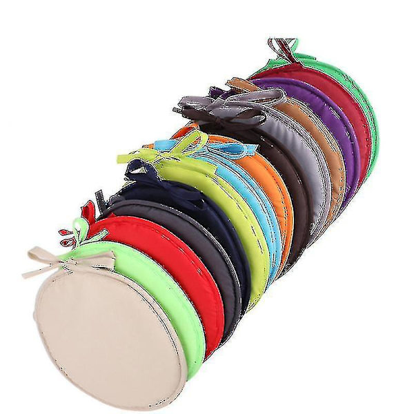 Puter Uteplass Hjem Innendørs/utendørs Stolputer Ro Sete Fortykket Spisestue Stol Pute Ro krakk Big Red 6pcs