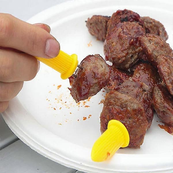 Hagefestgafler til maiskolber, grillspyd