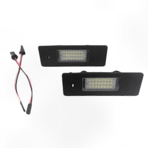 Bil LED Nummerpladelys 24-SMD LED Nummerpladelys Egnet til 147 156 159 166 black