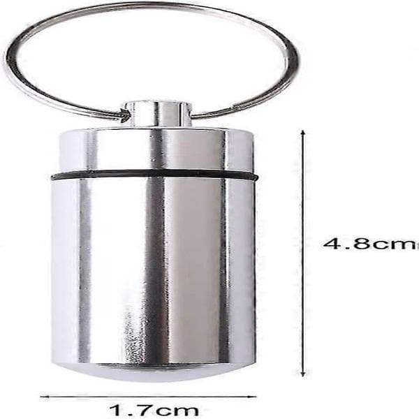 3 kpl Pill Box Avaimenperä, Pill Box Avaimenperä Ulkoilu Pill Box Avaimenperä Pill Box