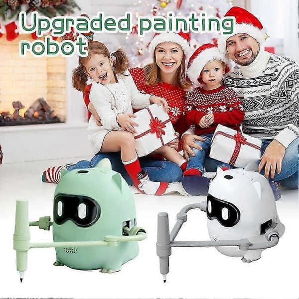 Uppgraderad ritrobot Interaktiv pedagogisk ritrobot för barn Pussel Intelligent leksak Tidig utbildningsleksaksrobot B