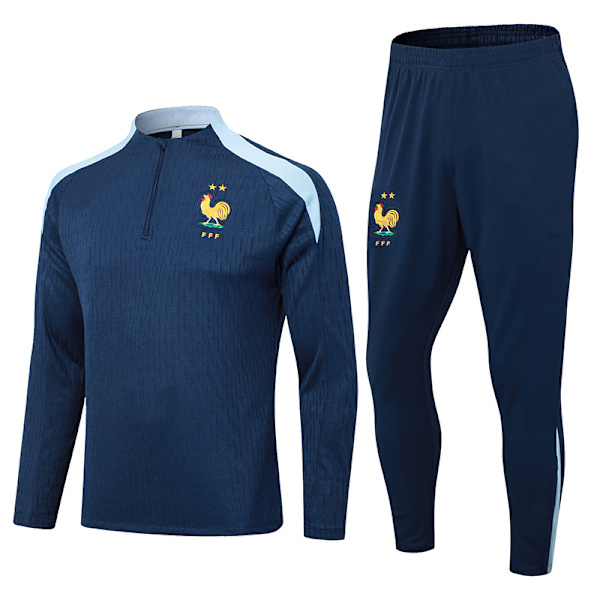 2425 Real Madrid Atletico Madrid Paris Ajax Frankrike England Spania M League halv-pull trening uniform jersey S 12