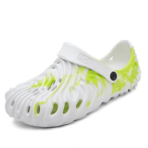 Voksen Krokodille Sko Pollex Clog Vann Sko Sklisikre Sandaler Med Hælstropper White 40