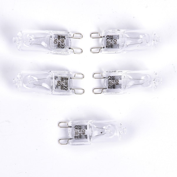 5-pack G9 220V LED-lampa 18W 28W 33W 35W Halogenlampa Super Ljus 18W