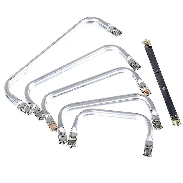 Kvinna Läkare Handväska Ram Metall Aluminium Tube Ram Väska Handtag Clutch Väska delar