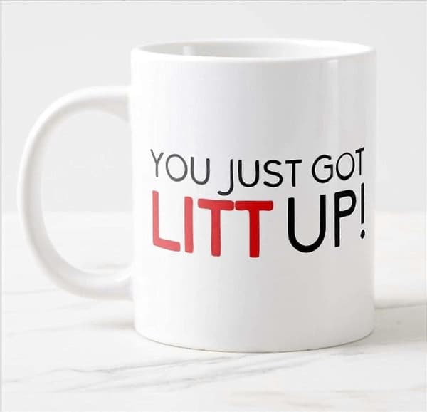 Kahvimuki You Just Got Litt Up Valkoinen