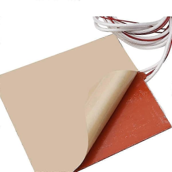220V 750W Silikonegummi Varmelegeme til 3D Printer Seng 120x120x3mm120w