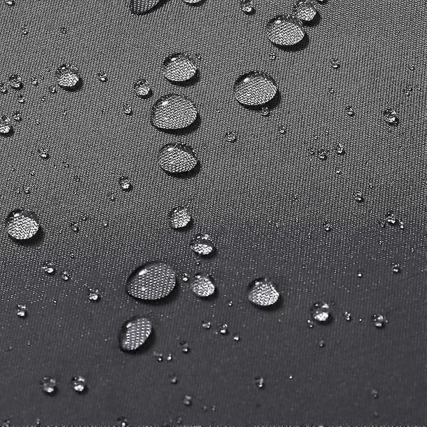 Vattentät duschdraperi för badrum - Kraftig polyesterväv, mögelresistent & metallöljetter Dark Gray 180x200cm