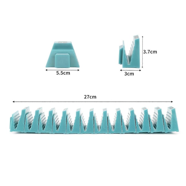 Modulær Nøgleholder 24 Værktøjsorganisering til Mekanikere Værksted Mænd Rød Green 27x3.7x5.5cm