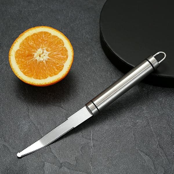 Grapefruktkniv i rustfritt stål Appelsinskreller Kjøkkenfruktskjærer