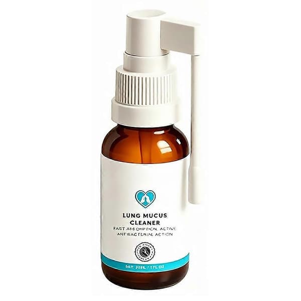 Lung Mucus Cleanser - Naturlig örtformula för lindring av andningsbesvär