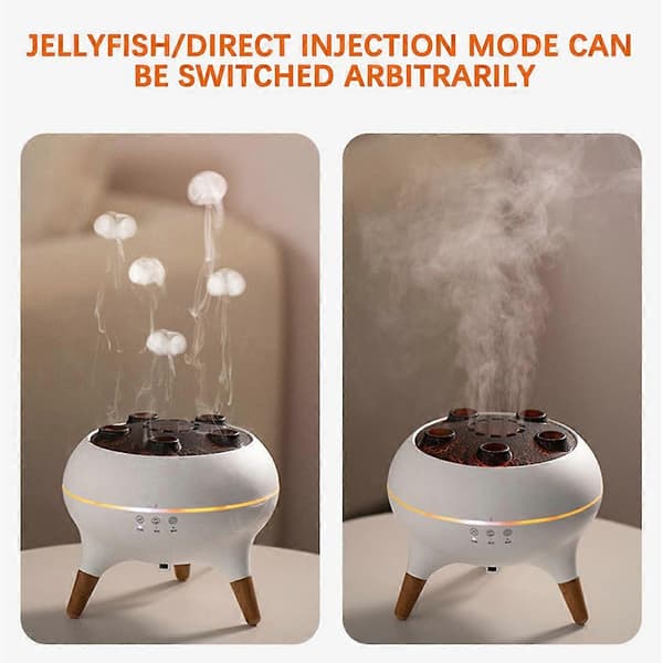 Eterisk oljediffuser med 7 färger LED-ljus och timerfunktion för hemmet