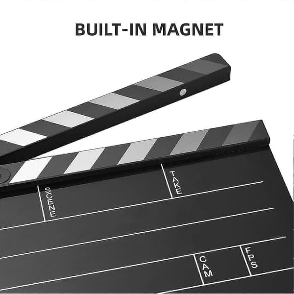 Akrylfilmklapper med tørr-slette-tavle