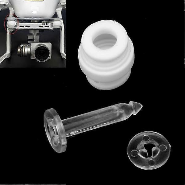 2016 Gummidämpningsboll + Anti-droppstiftssats för DJI Phantom 3 2 Kamera Gimbal