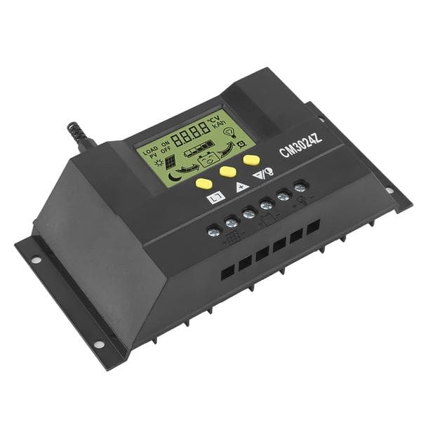12V 24V 30A Solar Charge Controller PWM LCD-display til hjemme-, industri- og kommerciel brug