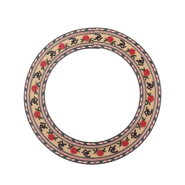 Gitarrrosett Tillbehör Akustisk Gitarr Ljudhål Ljudhålsrosett Trägitarrdelar Tillbehör GXB03 Brun 12.9cm Brown