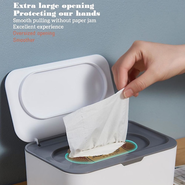 Våtvevsboks i PP-materiale, multifunksjonell vevsdispenser for stuen Blue