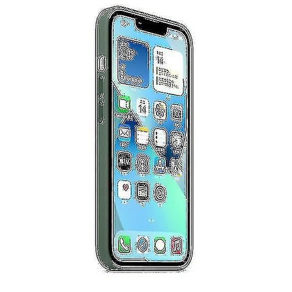 Silikonskal med Magsafe för iPhone 13 Mobilskal Eucalyptus