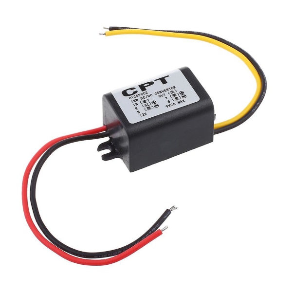 12v til 9v DC-dc omformer Trinmodul forsyningsspændingsregulator Black