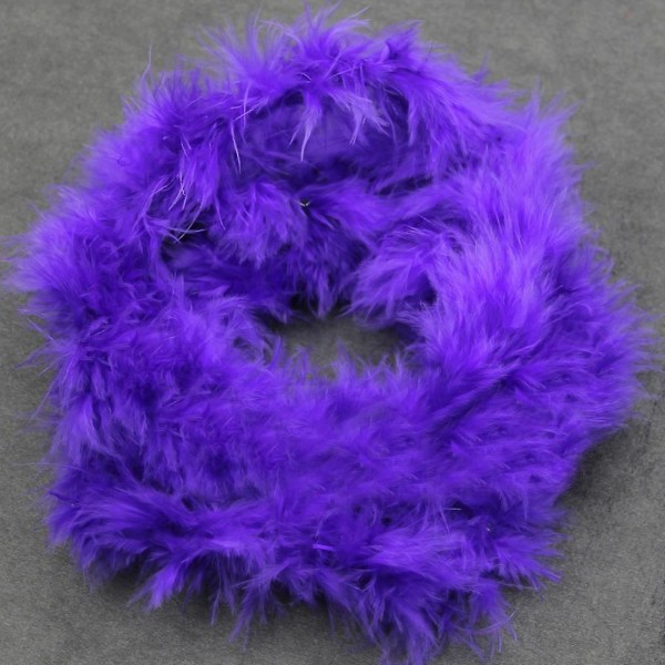 2m Feather Boa Strip Fluffy Craft Costume Hen Night Dressup Fancy Party Qinhai Purple