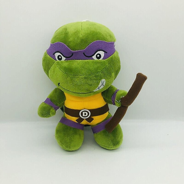 25 cm Teenage Mutant Ninja Turtles Tmnt Leo Raph mjuk plyschdocka leksak Purple