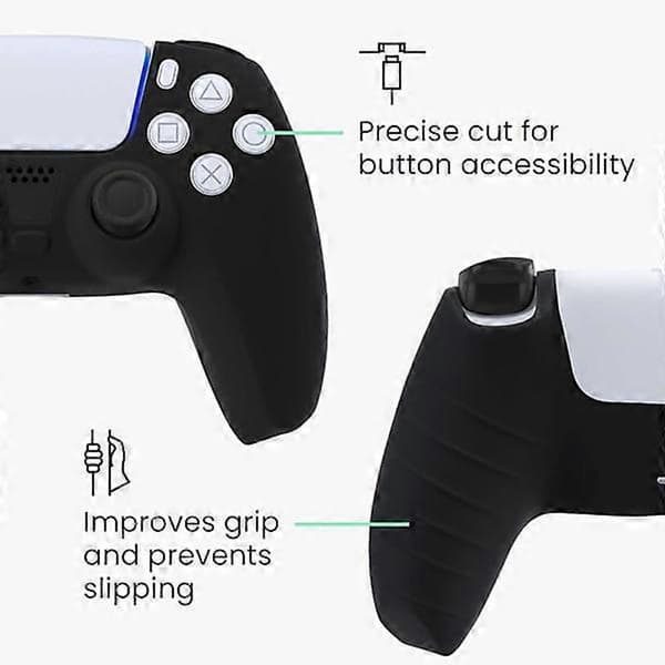 Controller-skal kompatibelt med PS5, skyddshylsa, controller-skal - silikonfodral - B.
