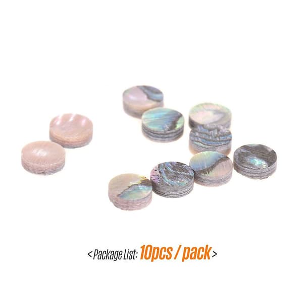 6mm Diameter Fretboard Fingerboard Position Marker Inlay Dots Farverige Abalone Perlemor