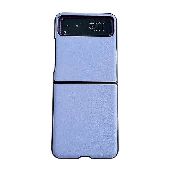 Phone case i lädertextur till Motorola Razr 40 Blue